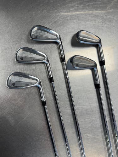 Men's Sub 70 Sub 70 639 CB Forged Right Handed Iron Set Regular Flex Steel Shaft (Used)