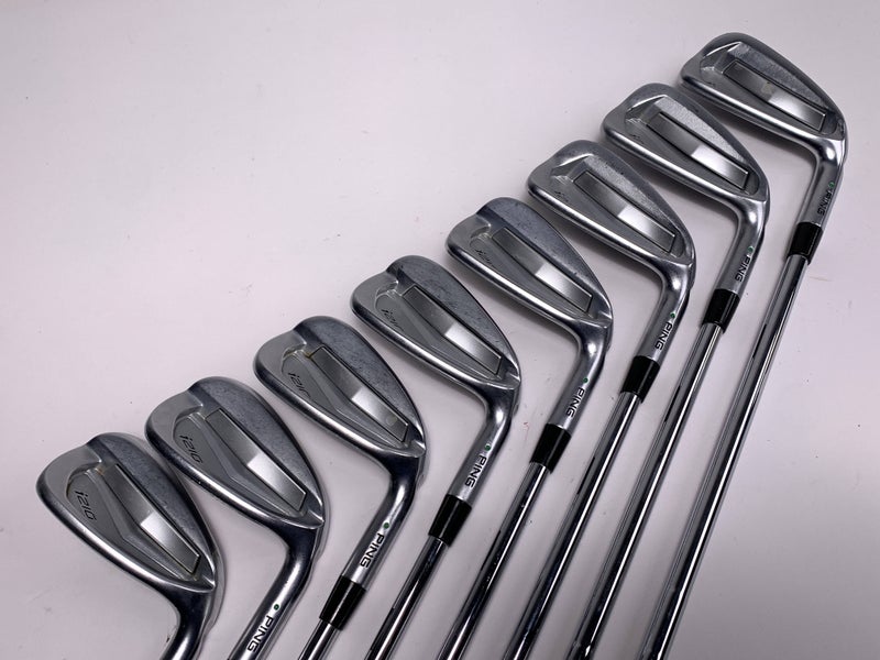 Ping i210 Iron Set 4-PW+GW Green Dot KBS Tour 120 Stiff Steel RH Midsize Grips