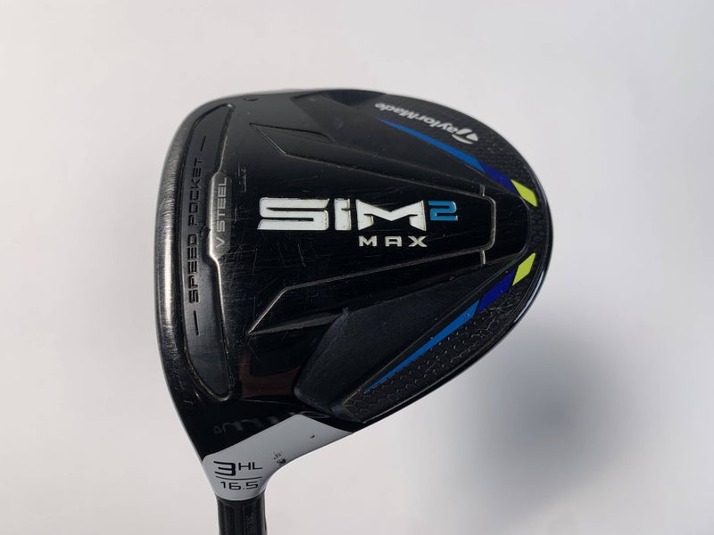 TaylorMade SIM2 MAX 3HL Fairway Wood 16.5* Fujikura Ventus Blue 6-S Stiff LH