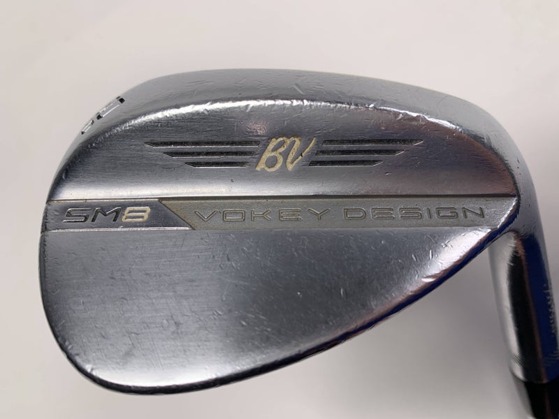 Titleist Vokey SM9 Tour Chrome Wedge 60* 12 Bounce D-Grind Wedge Steel Mens RH