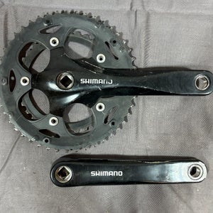 Shimano Claris FC-RS200 170mm 48/34 Black Aluminum Crankset Steel Chainrings