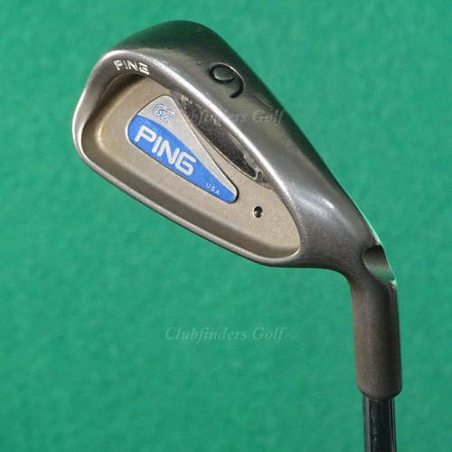 Ping G2 Black Dot Single 6 Iron Project X Flighted Rifle 5.5 Steel Firm *READ*