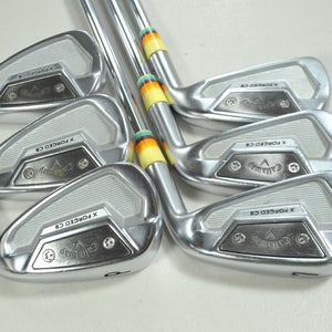 Callaway X Forged CB 21 5-PW Iron Set Stiff Flex Right Steel # 198518