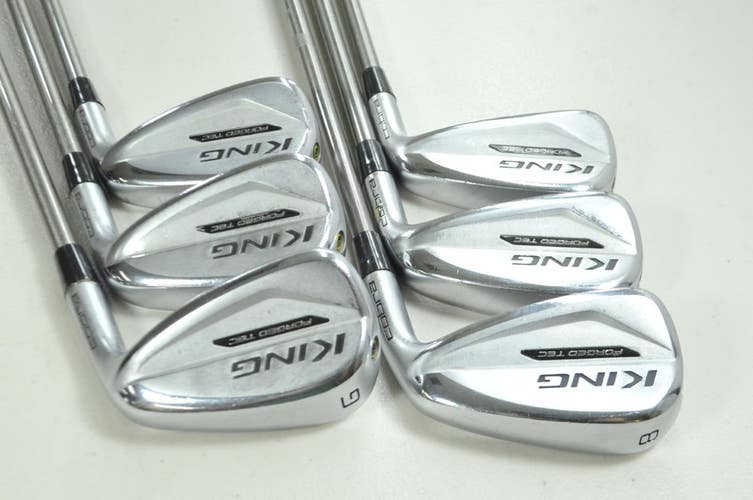 Cobra King Forged Tec 2020 6-PW,GW Iron Set Regular Flex RH SteelFiber # 198952