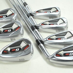Ping G410 5-W,UW Iron Set Stiff Flex Right Project X LZ 6.0 120g Steel # 198051