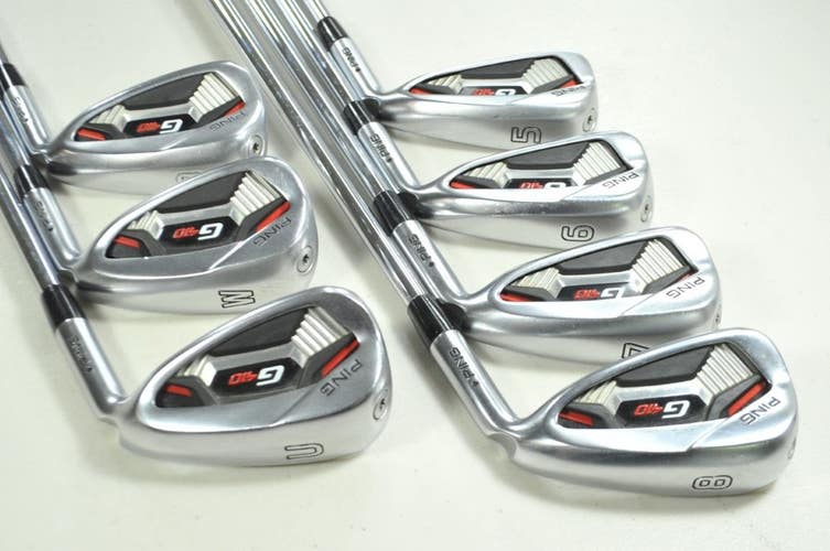 Ping G410 5-W,UW Iron Set Stiff Flex Right Project X LZ 6.0 120g Steel # 198051