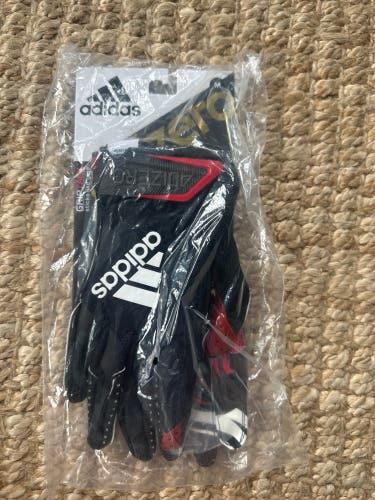 Black Medium Adult Adidas Adizero Gloves (New)