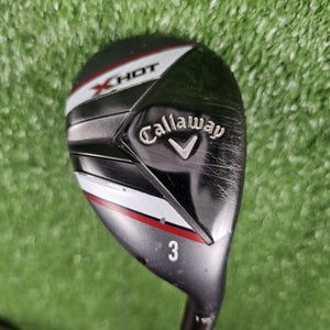 Callaway X Hot 3 Hybrid 19 3H Project X Stiff Flex Graphite RH 41"