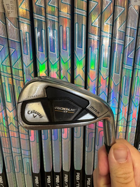 Callaway 6 Iron Rogue ST Max Right Handed Regular Flex Steel Shaft (Used) Mens