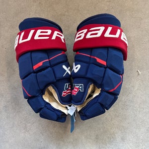 14” Bauer Team USA Supreme Mach Pro Hockey Gloves