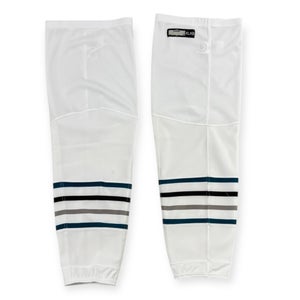 CCM San Jose Barracuda Pro Stock Hockey Socks - Away (New)