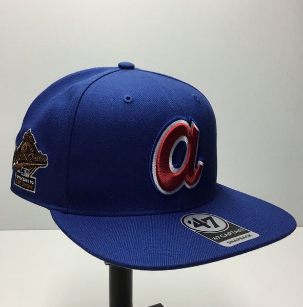 ATLANTA BRAVES '47 1995 WORLD SERIES CAPTAIN "a" SNAPBACK HAT
