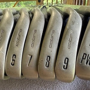 Men's King Cobra Right Handed Iron Set Senior Flex 9 Pieces Graphite Shaft (Used)