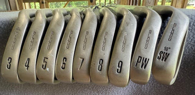 Men's King Cobra Right Handed Iron Set Senior Flex 9 Pieces Graphite Shaft (Used)