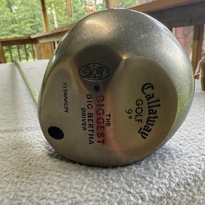 Men's Callaway Biggest Big Bertha Right Handed Driver Regular Flex 9 Loft (Used)