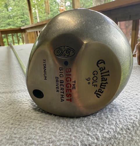 Men's Callaway Biggest Big Bertha Right Handed Driver Regular Flex 9 Loft (Used)