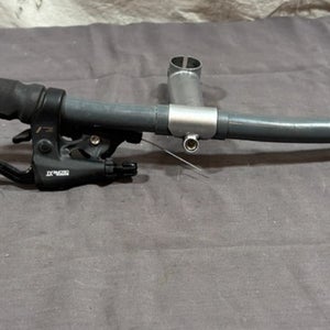 Vintage SCOTT 520mm Bullhorn Handlebar Deore XT ST-M095 7-Spd Brake/Shifter Stem