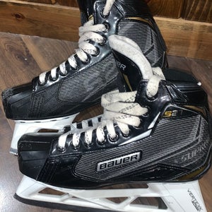 Used Intermediate Bauer S27 Goalie Skates 5.5EE