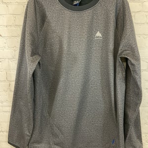 Burton 220221 Men's CROWN WPF CREW Fleece Sweater True Black Heather M Medium