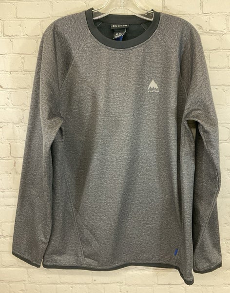 Burton 220221 Men's CROWN WPF CREW Fleece Sweater True Black Heather M Medium