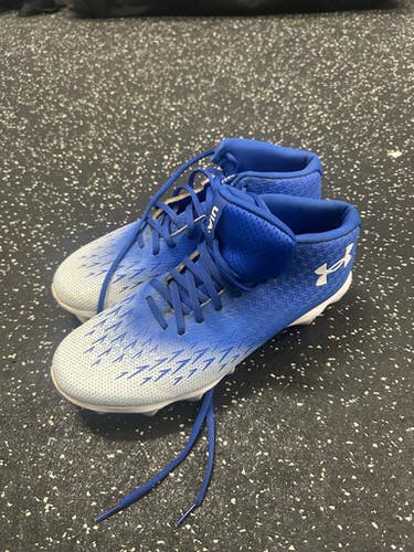 Used Under Armour SPOTLIGHT FRAN RM 4.0 BB/SB Cleats Royal Blue Youth 09.5 11849-S000028676