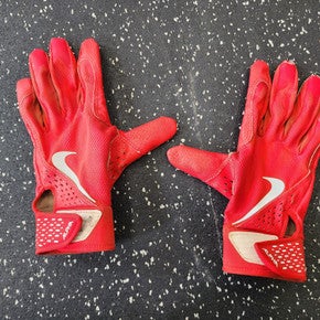 Used Nike BB/SB Batting Gloves Red SM 11849-S000029236