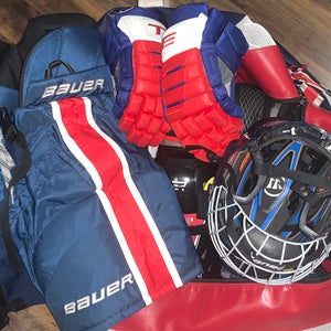 Used - Entire Set - Junior Hockey Equipment