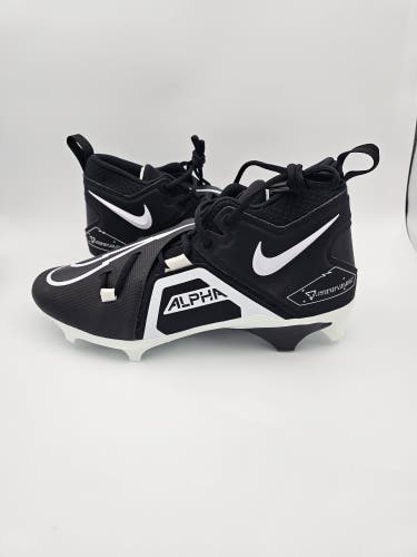 Nike Alpha Menace Pro 3 Wide 'Black White' Men's Size 12 Wide