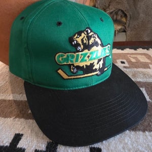 Vintage 90s Denver / Utah Grizzlies IHL Hockey Snapback G. C. C. "The G" Hat
