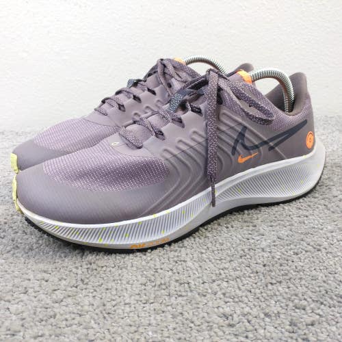 Nike Air Zoom Pegasus 38 Shield Womens Size 10 Running Shoes Purple DC4074-500
