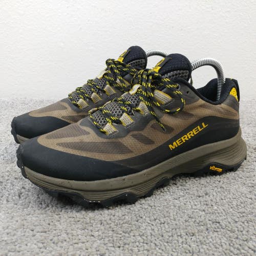 Merrell Moab Speed 2 Hiking Shoes Womens Size 7.5 Sneakers Brown Black Low Top