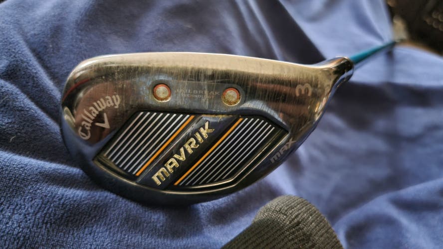 Men's Callaway Mavrik Max Right Handed Hybrid Stiff Flex 3H (Used)