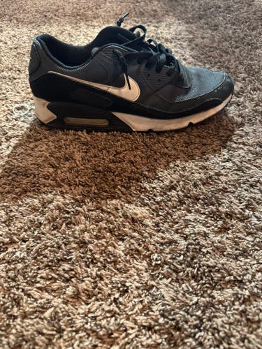 Black Men's Adult Size M 12.0 (W 13.0) Nike Air Max 90 Shoes (Used)
