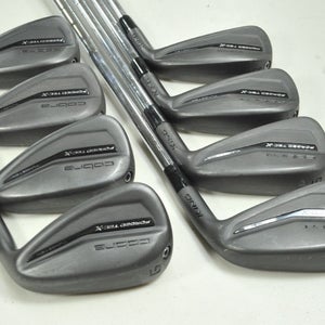 Cobra King Forged Tec X Black 4-PW,GW Iron Set Stiff Right KBS Steel # 196343