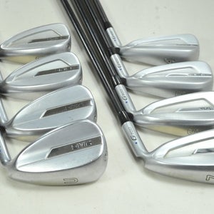 Ping G700 4-W,UW Iron Set Regular Flex Blue Dot Right Alta CB Graphite # 195905