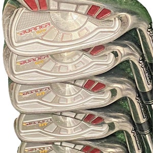 TaylorMade Burner HT Iron Set 5,6,7,8,9 RH 85g Stiff Steel 5i 38" Nice Condition