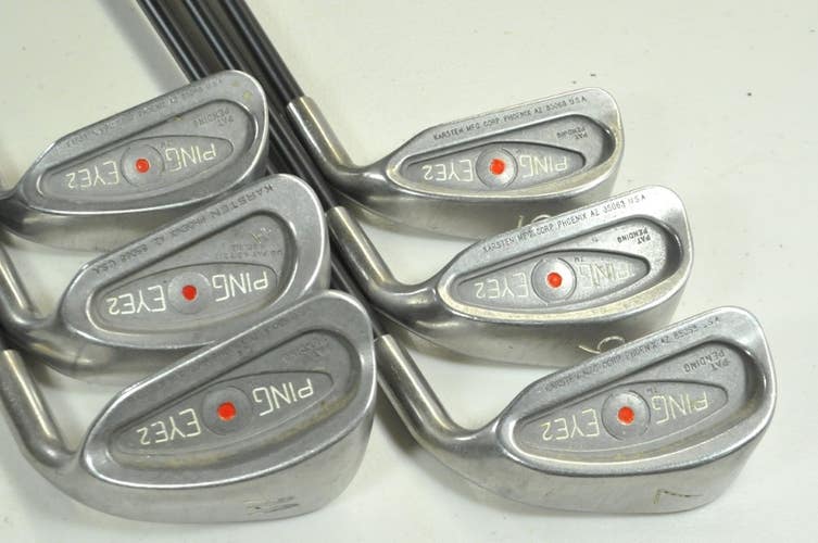 Ping Eye 2 5-W Iron Set Stiff Flex Red Dot Right KBS MAX 85 Graphite # 190516