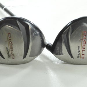 Callaway Diablo Edge Tour 13* and 18* Fairway Wood Set Stiff RH Graphite #194844