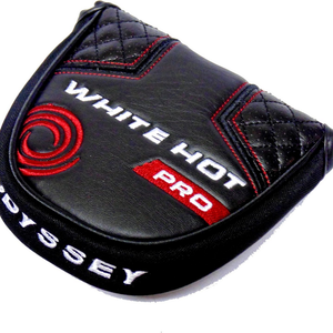 NEW Odyssey White Hot Pro Black/Red Mallet Putter Cover Headcover