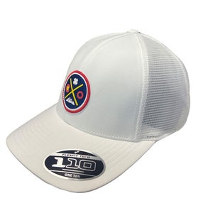 NEW Black Clover Live Lucky Colorado Vibe HD Patch White Snapback Golf Hat/Cap