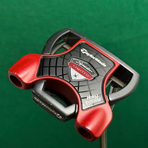 TaylorMade Spider Limited Red Itsy Bitsy 35" Double-Bend Putter Golf Club