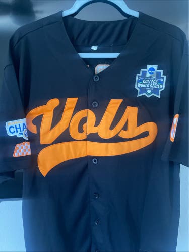 Tennessee Volunteers Jersey Baseball Large Jersey MCWS 2024 Blake Burke