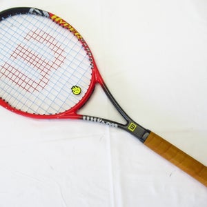 *USED* WILSON HYPER PRO STAFF 6.1 95 TENNIS RACQUET (4 1/4) FROM A COLLECTOR