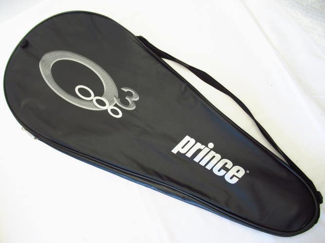 PRINCE "O3" SINGLE ZIPPERED TENNIS RACQUET COVER WITH STRAP