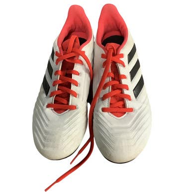 Used Adidas PREDATOR Soccer Cleats White Senior 7 11479-S000398218