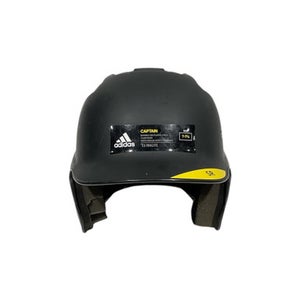 Used Adidas CAPTAIN Batting Helmet No Mask Black Fits all 11847-S000027456