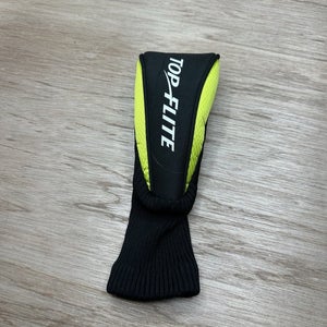 Top Flite Hybrid Head Cover, Black/Yellow