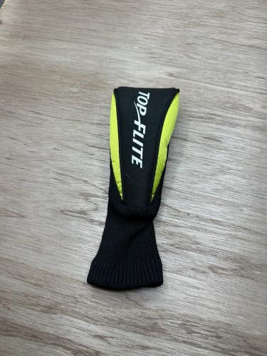 Top Flite Hybrid Head Cover, Black/Yellow
