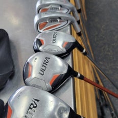 Used Wilson ULTRA DRIVER 3W 4H 5-PW Mens Package Set RH Orange 9 Piece 11497-S000150074