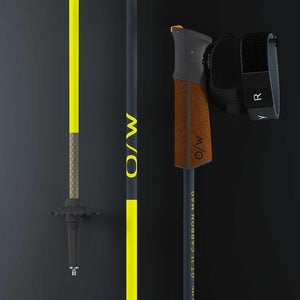 New One Way GT 11 Carbon Mag Ski Poles - 2025 Model (125 cm)